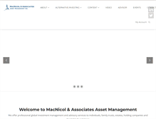 Tablet Screenshot of macnicolasset.com
